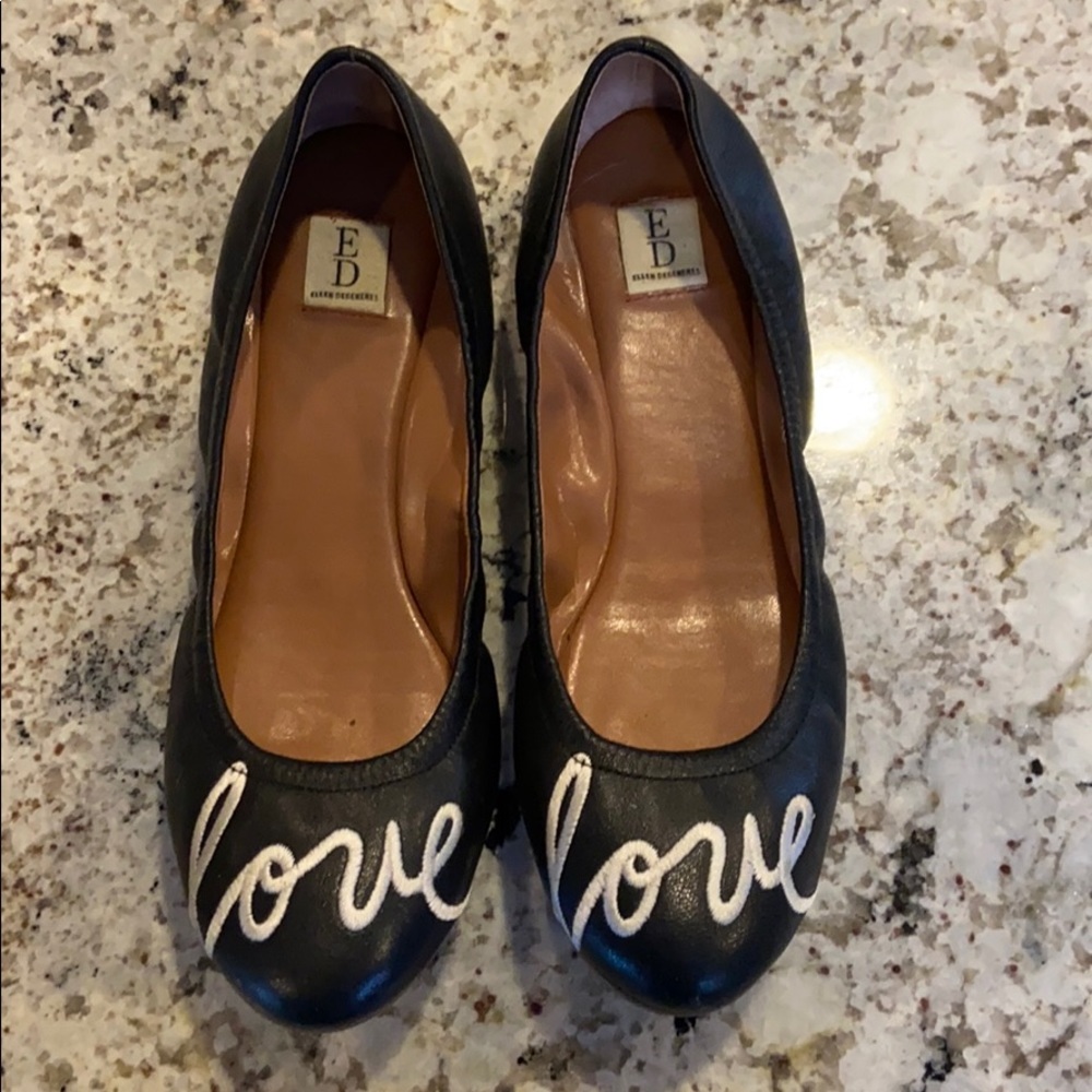 Ellen Degeneres Love Flats